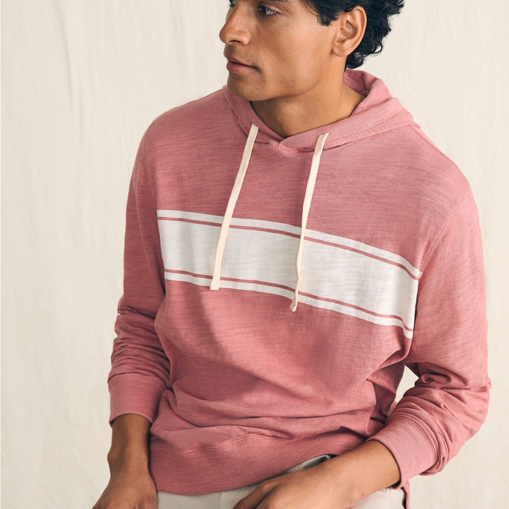 Faherty Sunwashed Slub Hoodie Size S